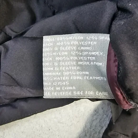 Michael Kors Puffer Down Jacket Men's Large Full Zip Pockets Winter Warm Black - Picture 6 of 10